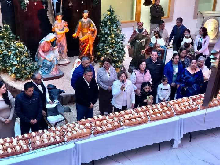 Así se vivió la partida de rosca en el Palacio Municipal