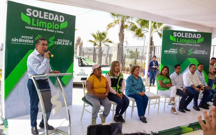 Arranca el programa “Soledad Limpio, Compromiso de Todos”