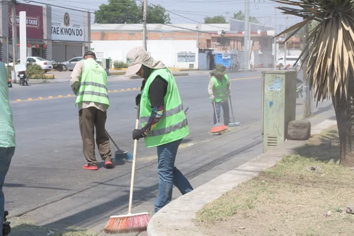 Avenida San Pedro más limpia y segura