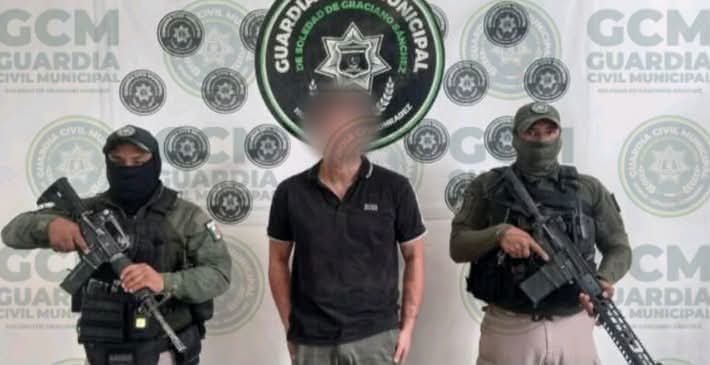 GCM DE SOLEDAD DETIENE A HOMBRE ARMADO; ERA CONSIDERADO OBJETIVO PRIORITARIO