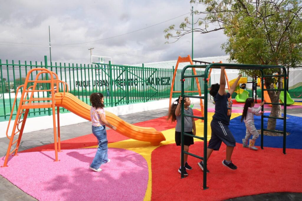Un parque que hoy cambia la vida de las familias de la colonia Benito Juárez