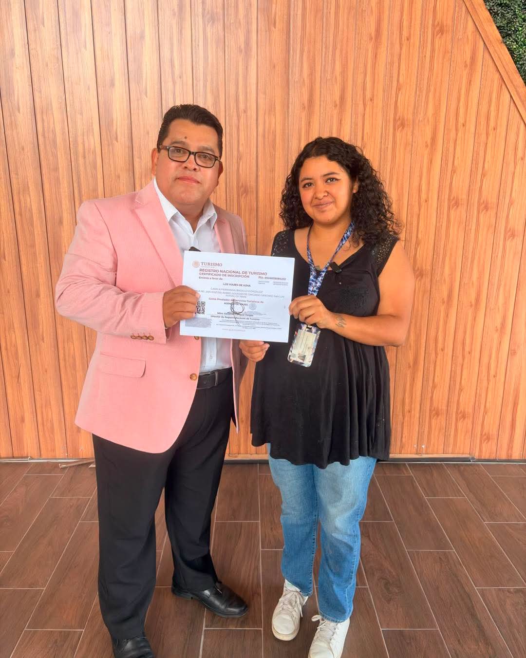 La agencia “Los Viajes de Azha” recibió su Registro Nacional de Turismo (RNT)